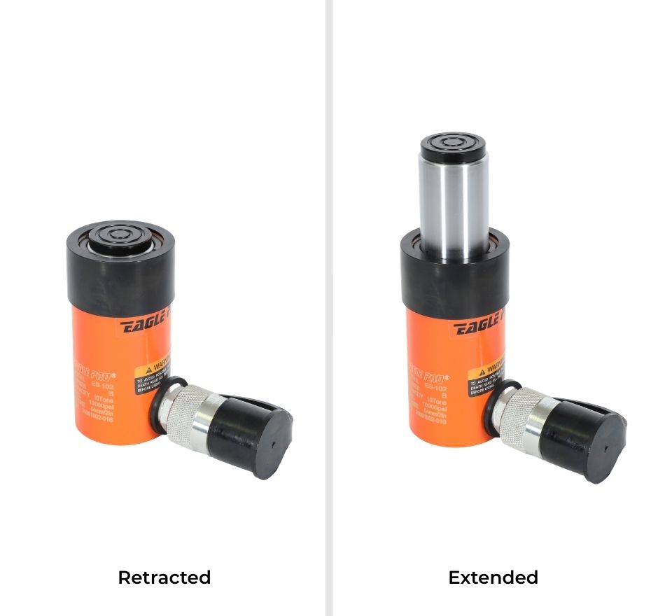 10T Single Acting Ram - 54mm Stroke